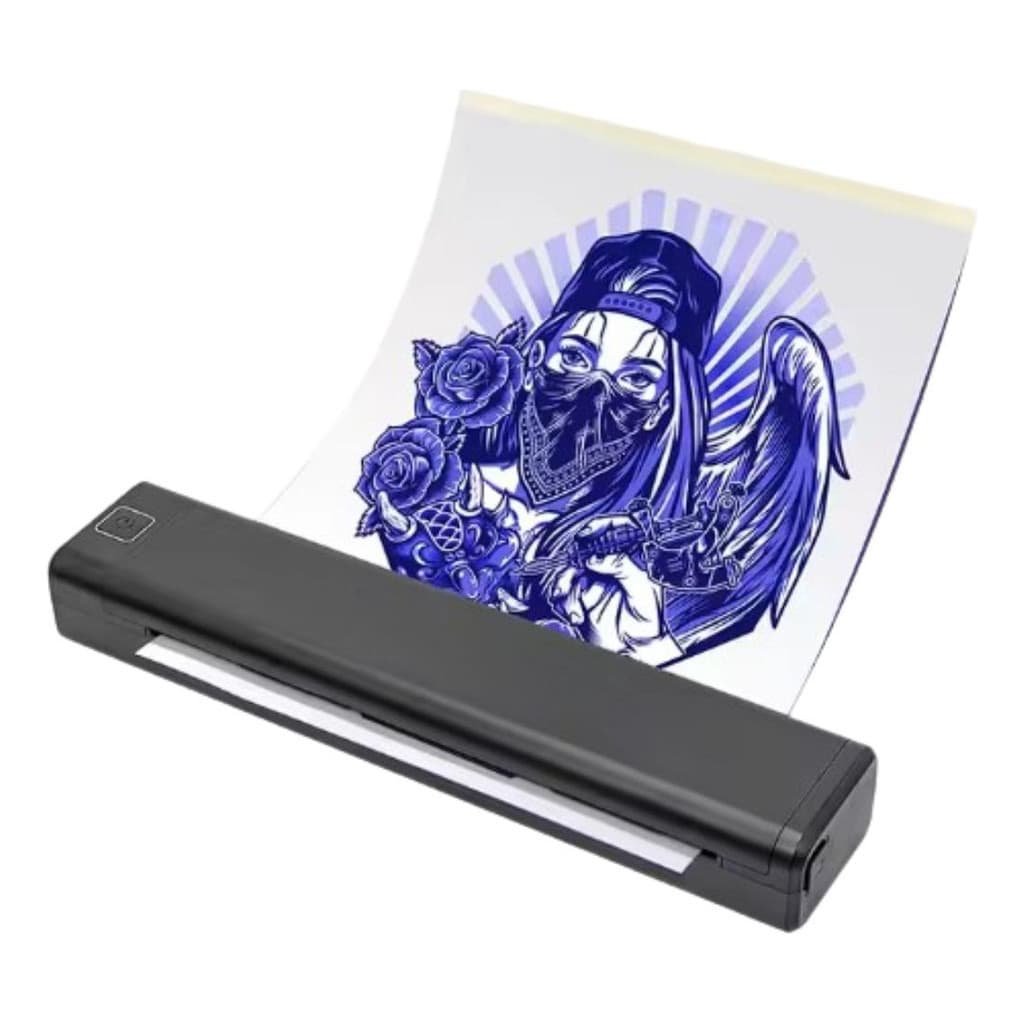 Impressora Térmica Portátil D80 A4 para Tatuagem | Máquina de Decalque Tattoo Wireless USB Bluetooth | Profissional