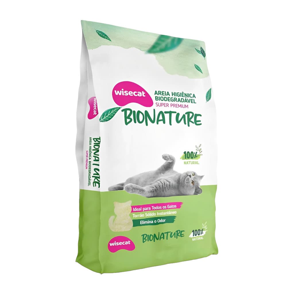 Areia Biodegradável Bionature 4kg - Super Premium - Receba em até 4horas