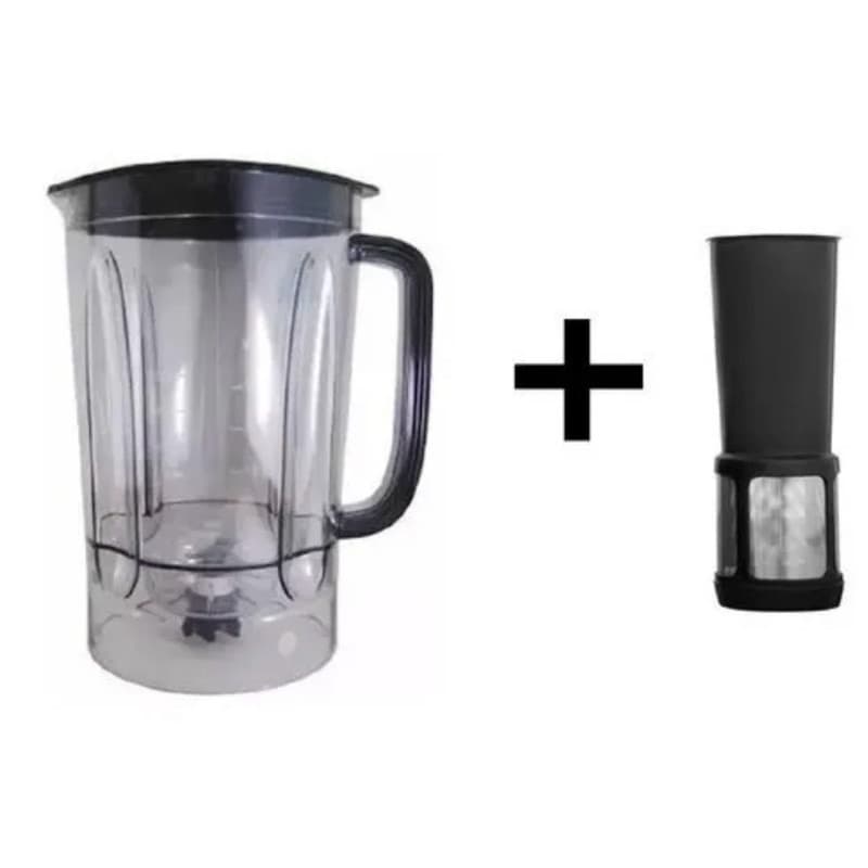 Copo para liquidificador Ph900 6 Facas + Filtro  Preto