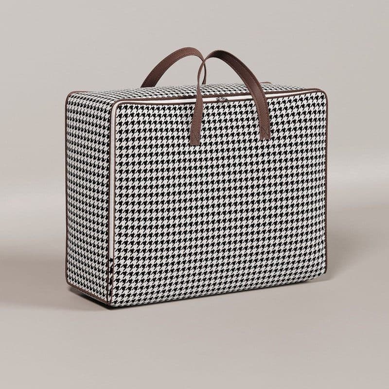 Bolsa de Armazenamento Grande Organizador de Roupa de Cama Edredom e Mudança Estampa  70x50x25cm