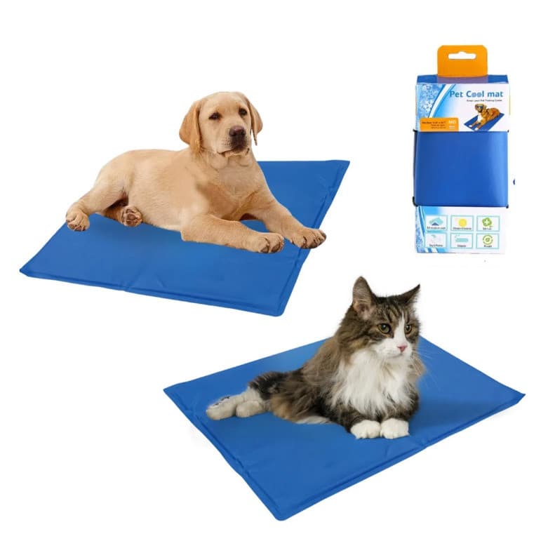 Tapete Gelado Pet Refrescante Azul 50x40 cm Cães e Gatos