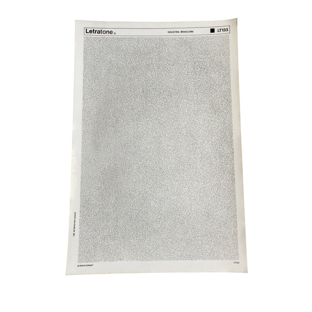 Letraset Letratone Folha 25 X 38cm Retícula Adesiva LT133
