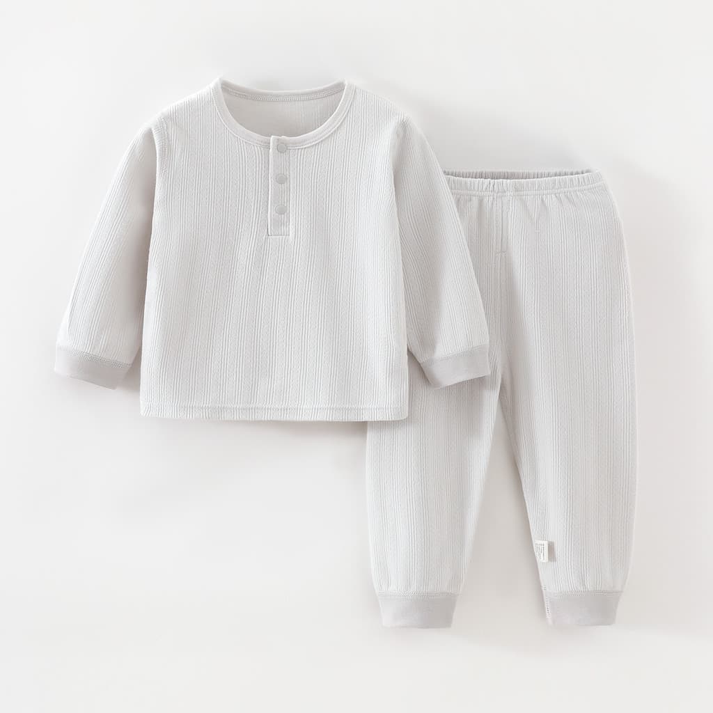 Primavera outono crianças roupas de outono calças compridas conjunto roupa interior do bebê casa conjunto pijamas outono