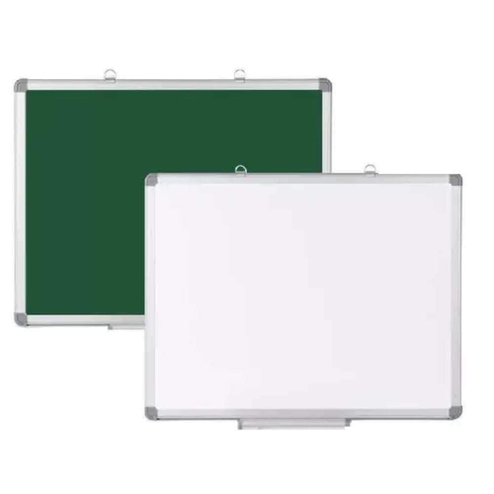 LOUSA QUADRO 2 EM 1 MAGNETICO FRENTE VERSO ALUMINIO PLANEJAMENTO TAREFAS ANOTACOES