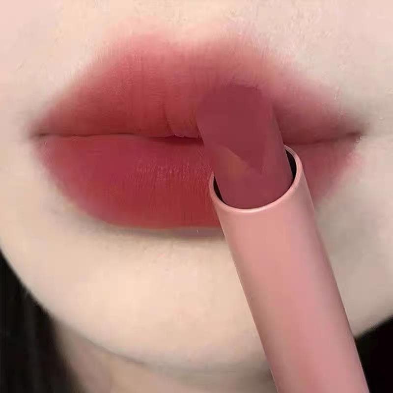 Bonito para o coração rico mulher grande névoa macia batom fosco festa de estudante sem rosto clareamento fosco High-End