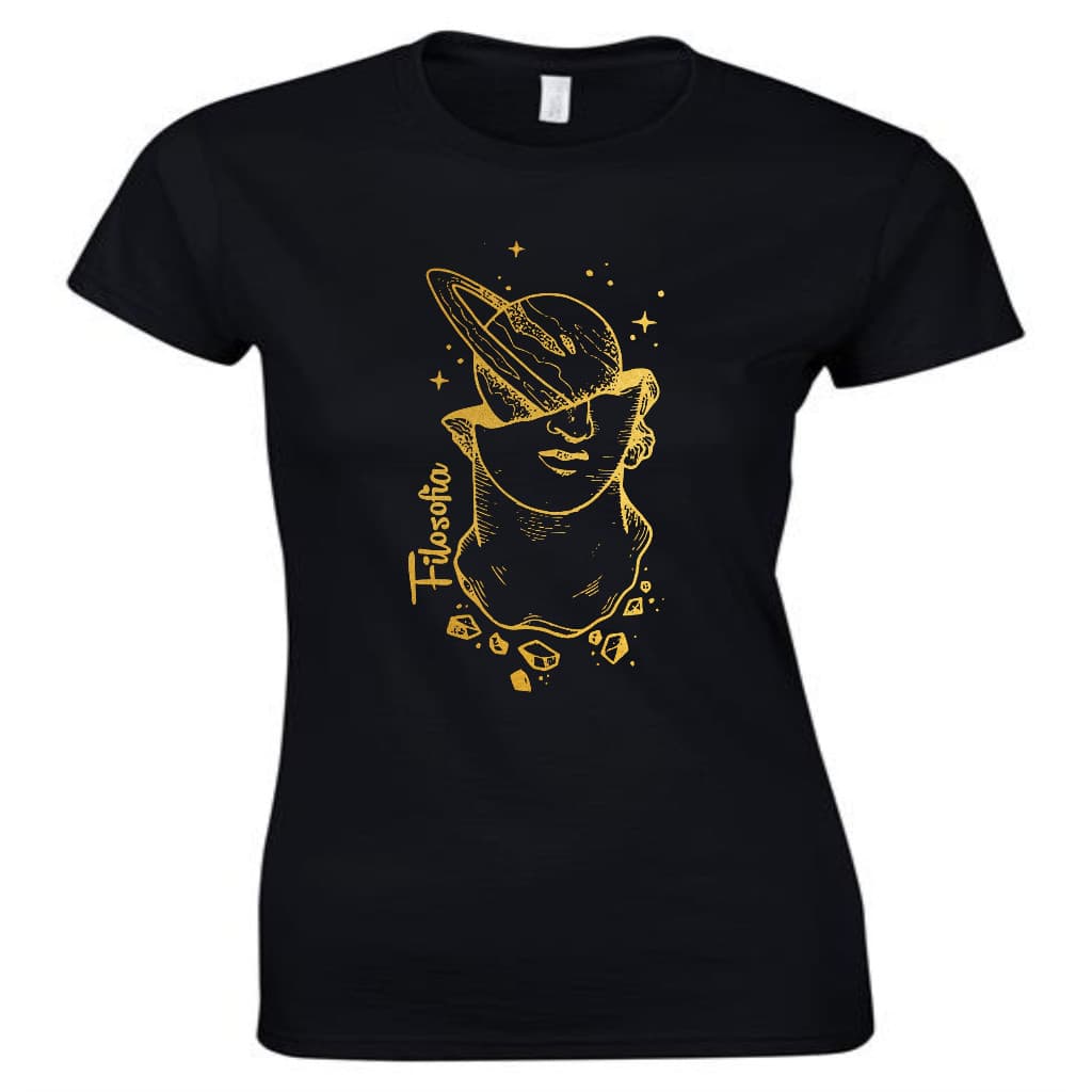 Camiseta Unissex Faculdade Curso Exclusivas para Estudantes de Filosofia Mostre seu Orgulho Estampas em DTF.