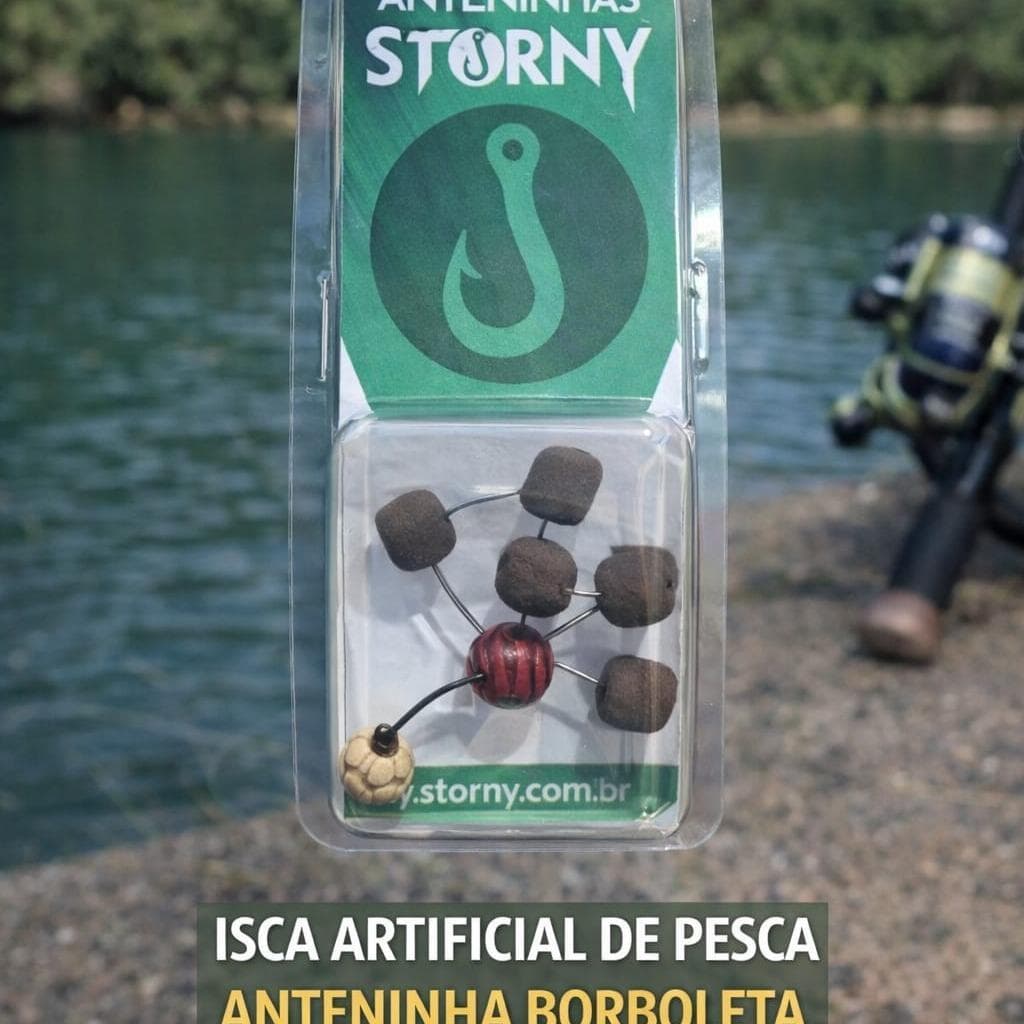 Anteninha Pé de Galo Storny Fishing – Isca Artificial Matadora para Tambaqui em Pesqueiro Pesca Esportiva