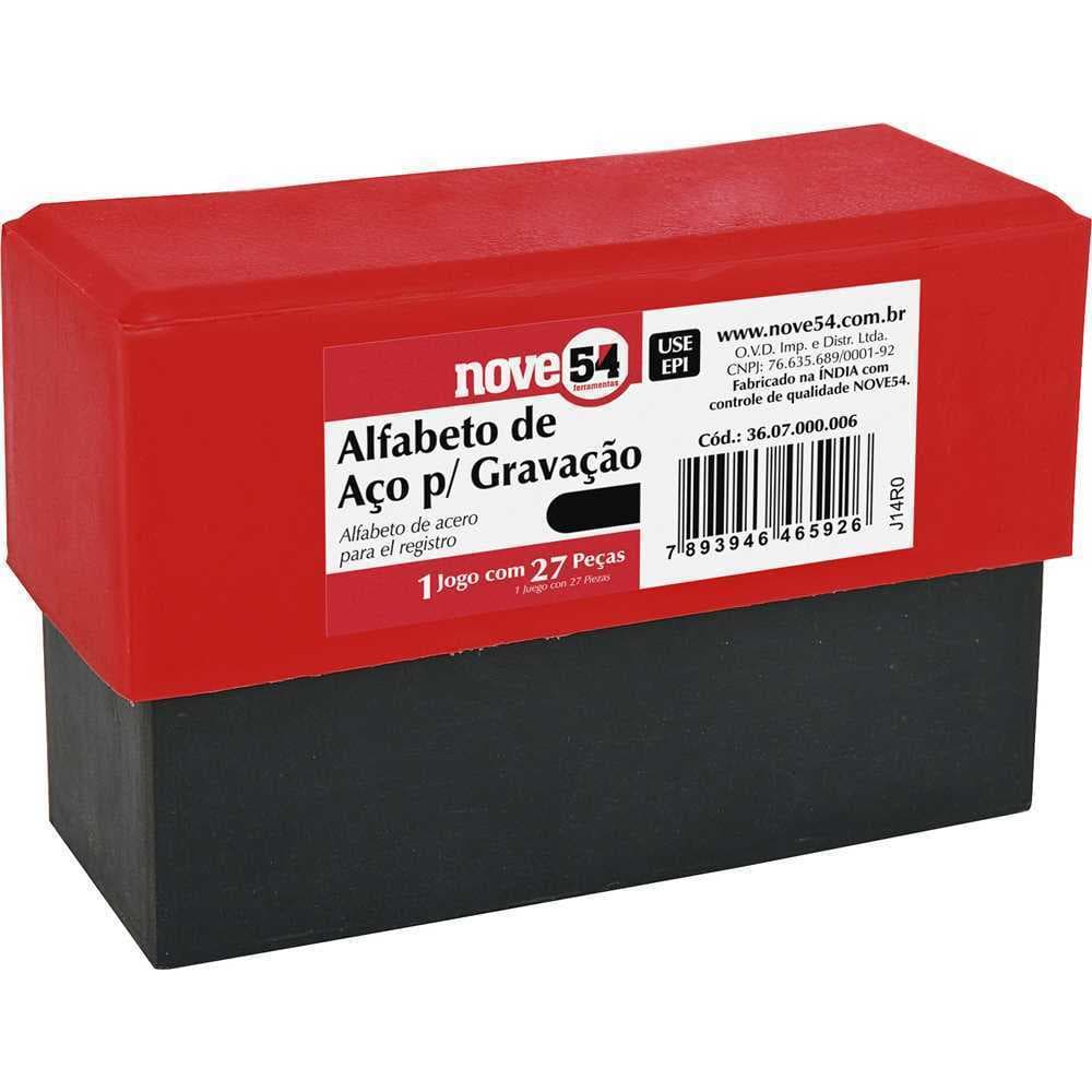 ALFABETO DE ACO P/GRAVACAO