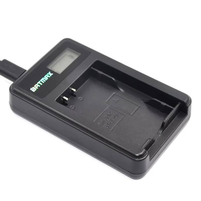 Carregador Batmax USB LCD para Bat Eria EN-EL20 Mod Mh-27