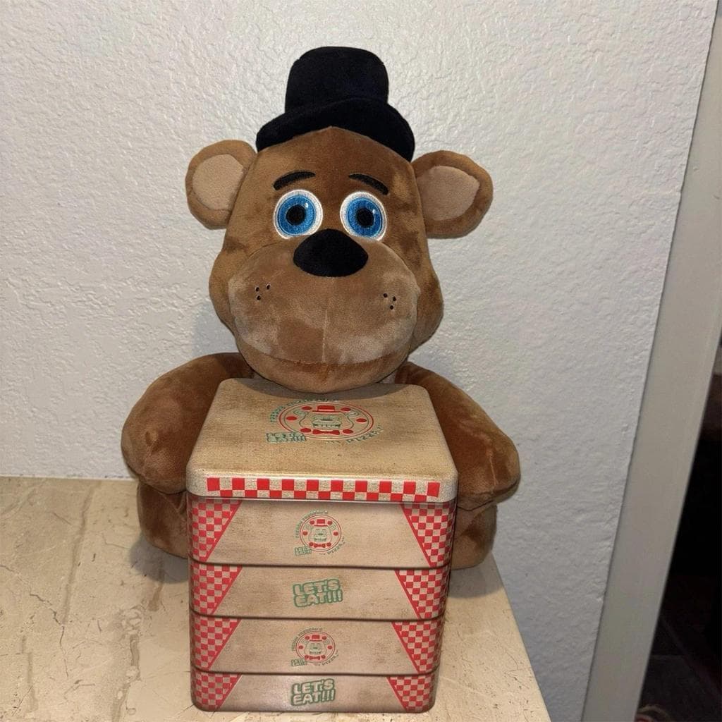 Novos Cinco Noites No Freddy's 2 Baldes De Pipoca FNAF Suporte De Comida De Animal Recipientes Reutilizáveis openalbr
