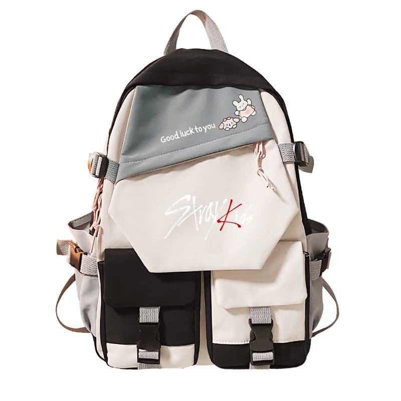 Stray Kids Moda Versão Coreana Felix Estudante Mochila Junior High School Estilo Preppy Casual De Grande Capacidade