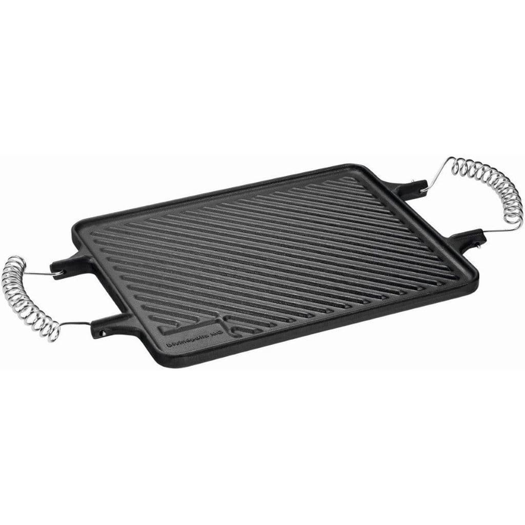 Chapa dupla face 28x23cm ferro fundido Panela Mineira