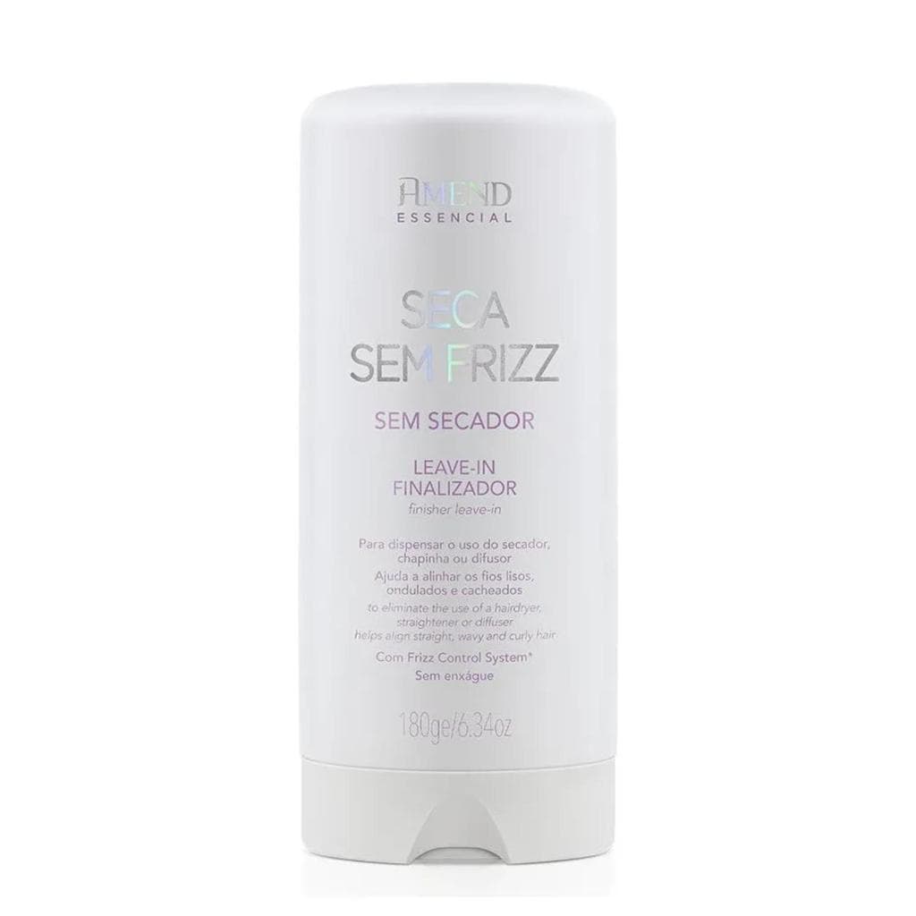 Amend Máscara Seca Sem Frizz Leave-in Finalizador Amend Essencial 180ml