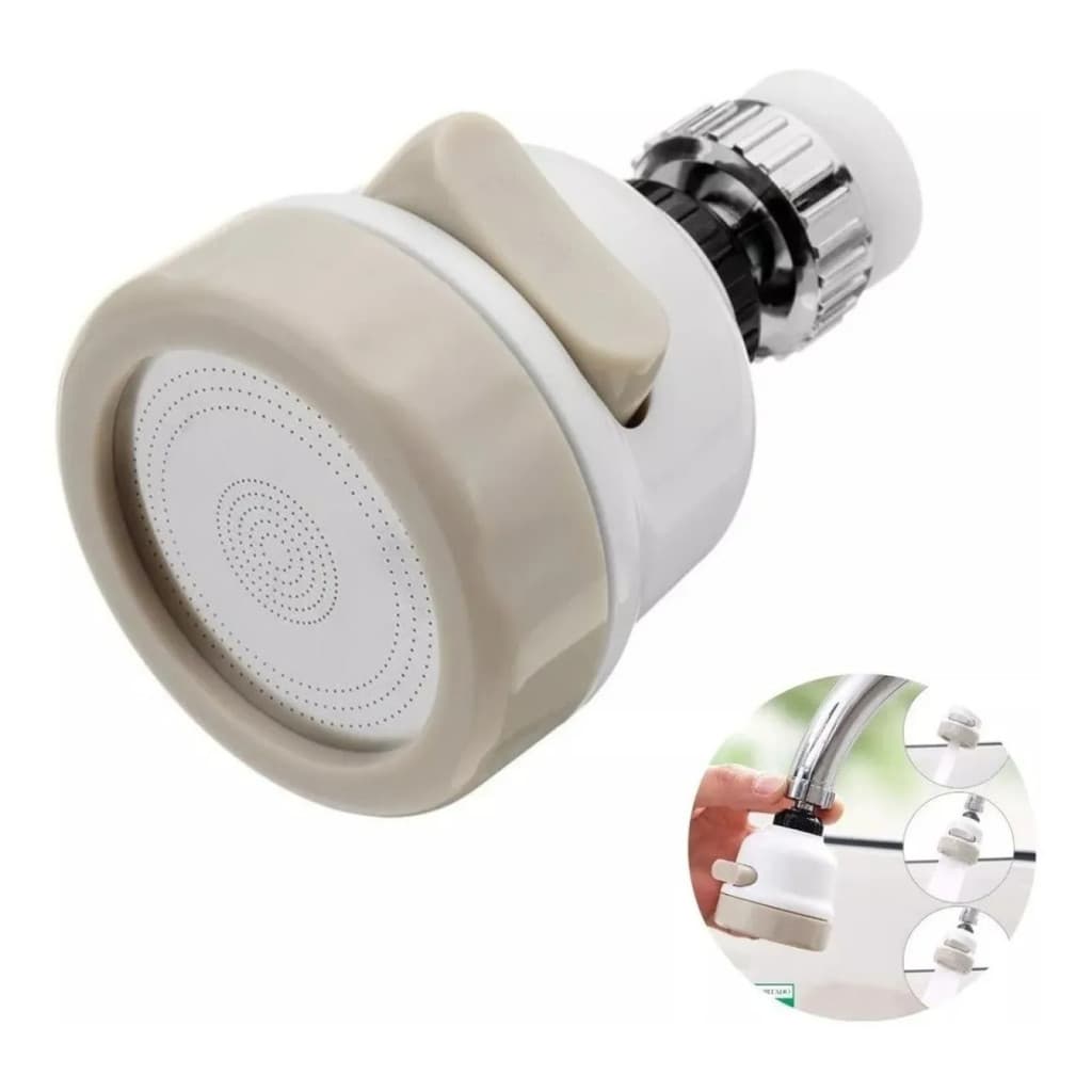 Arejador Torneira Gourmet 3 Jatos Extensor Flexível 360° Chuveirinho Pressurizador Economia Água 🚰✨💧