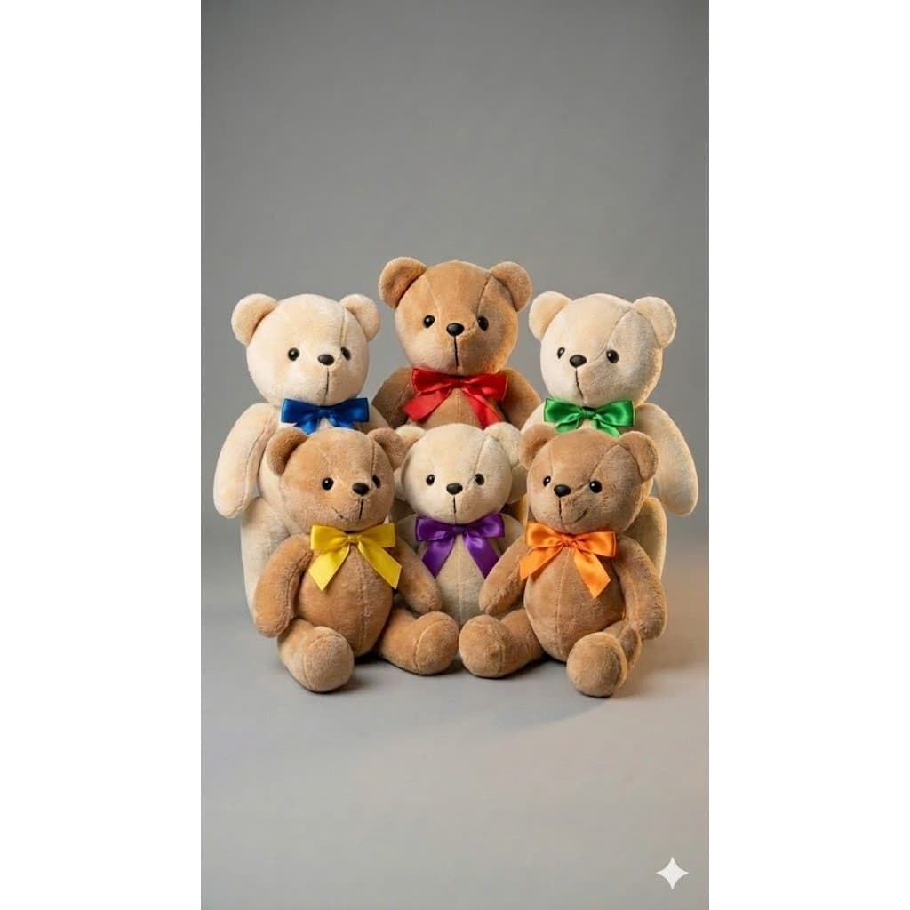 Ursinho - Urso pequeno - De Pelúcia 30 - 20 cm Urso Antialérgico Para Decoração Presentes Cestas Maquina