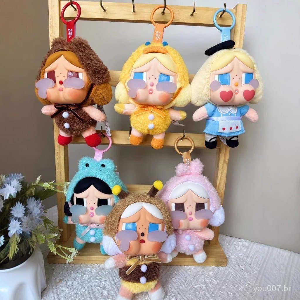 Nova Boneca Crybaby Chega Chorando Novamente Série Caixa Surpresa Brinquedo Animal Pingente Chaveiro Presente Misterioso
