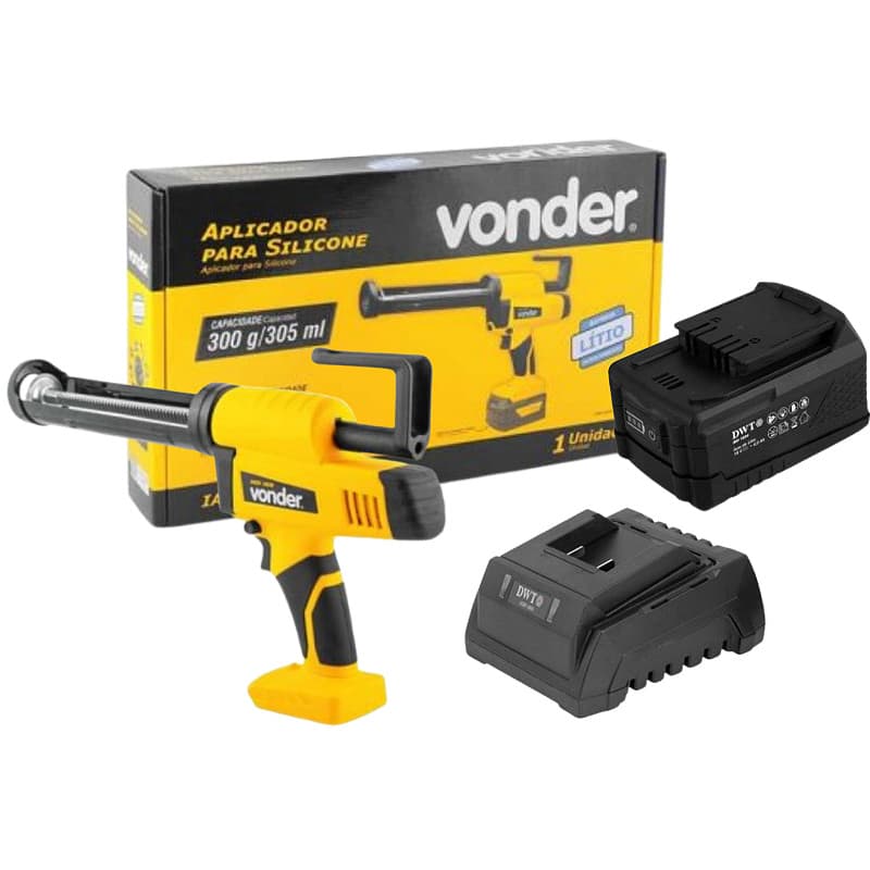 Aplicador Silicone IASV 1830 Vonder +1 bateria 4Ah 18V DWT