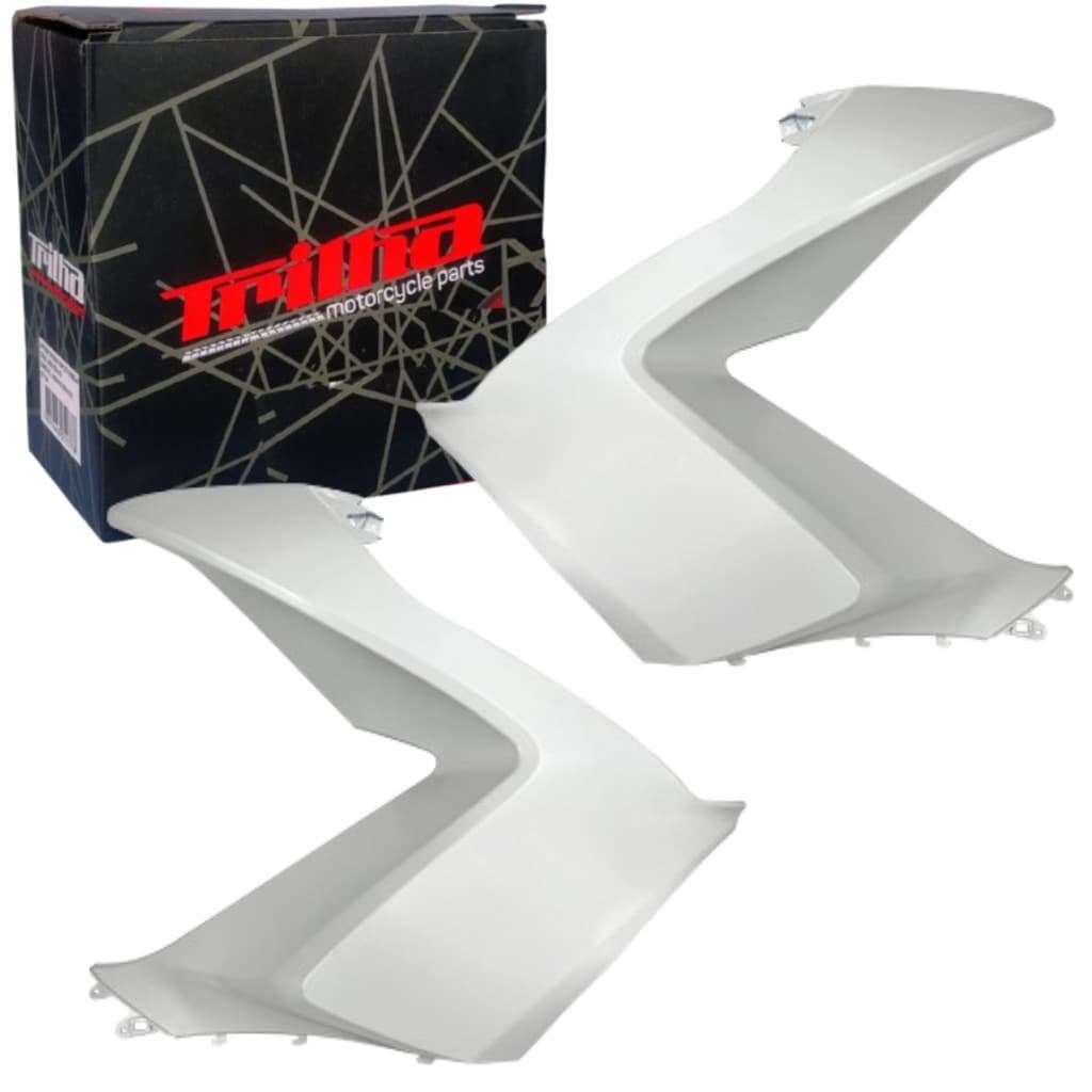 Par de Carenagem Lateral Dianteira FOSCO BRANCO PCX150 2016