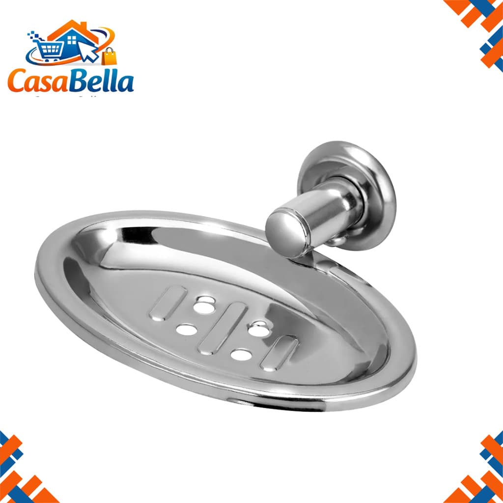 Saboneteira Stander Aço Inox Fixador Em Aluminio