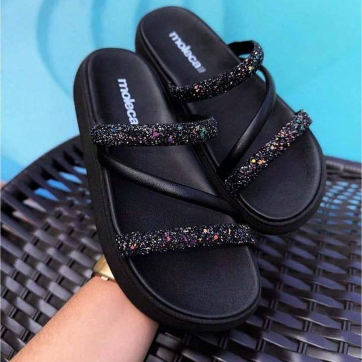 Sandália Feminina Birken Premium Papete Sandalia Femenina Nuvem Confortável Livia