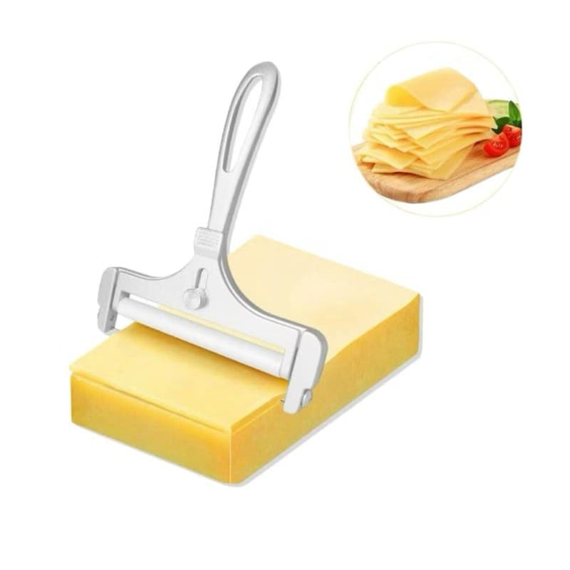 Cortador de Queijo Manual de Espessura Ajustável Cortador de Queijo Manual de Espessura Ajustável