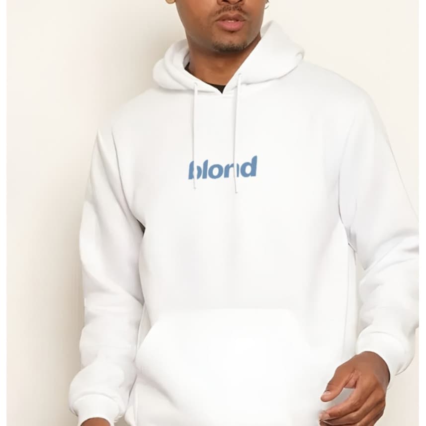 Moletom Unissex Feminino E Masculino Ocean Blond estilo Gringo Com Capuz E Bolso