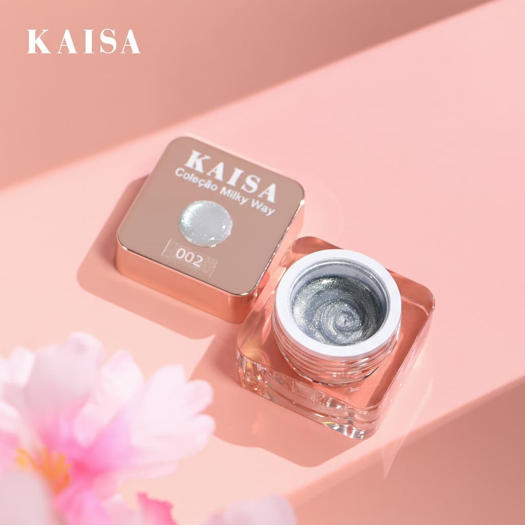 Esmalte Gel Magnético KAISA Milky Way 002 Olho de Gato Brilho Intenso