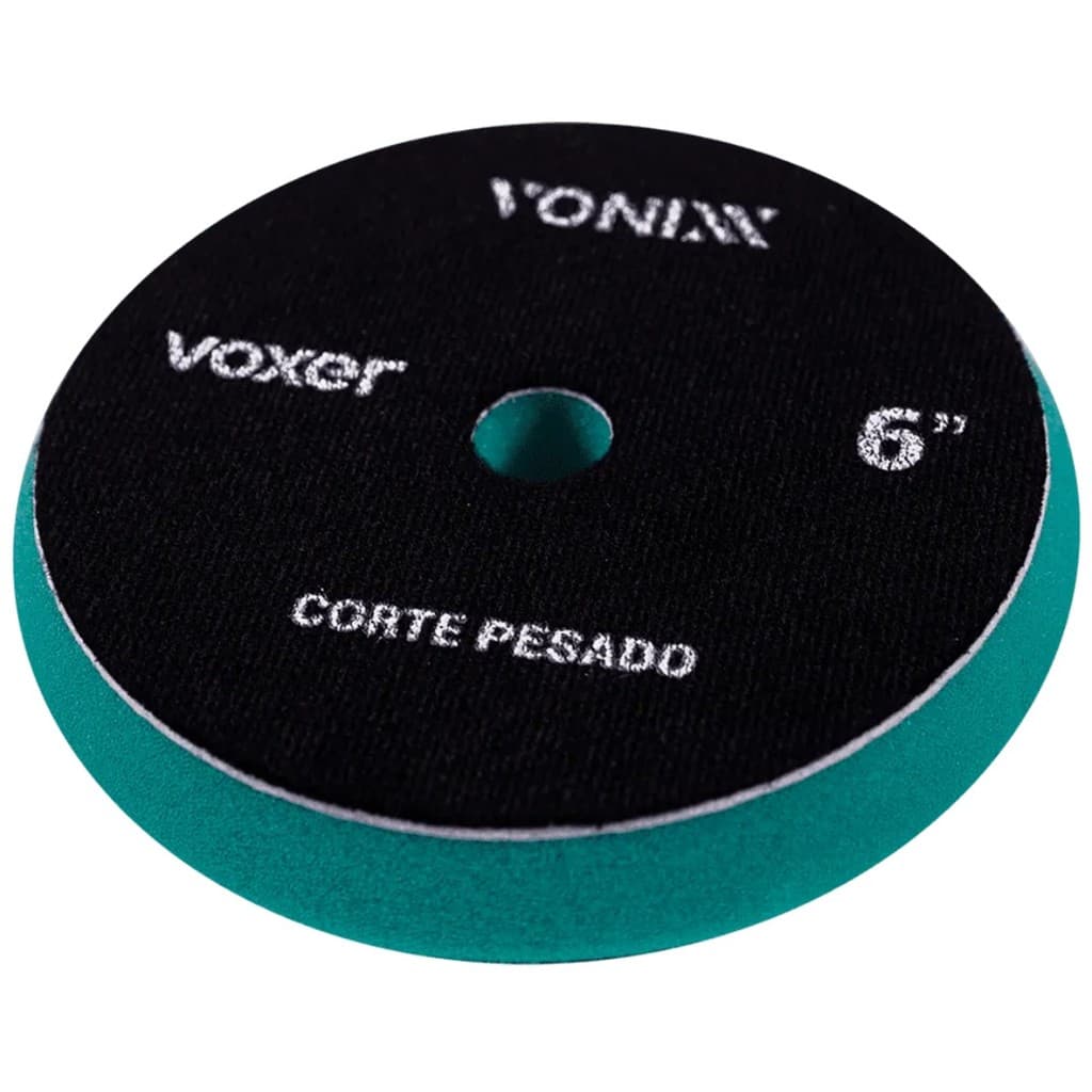 Boina De Espuma Voxer Corte Pesado Verde 6 Polegadas Vonixx Para Polimento Automotivo Profissional