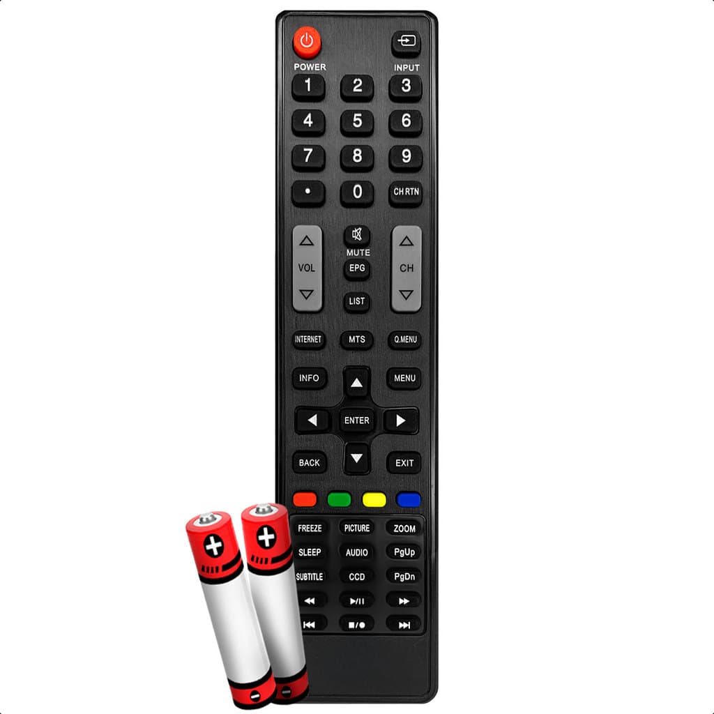 Controle Remoto Compatível com Tv Semp Toshiba Modelo 32L2400 40L2400 com Pilhas
