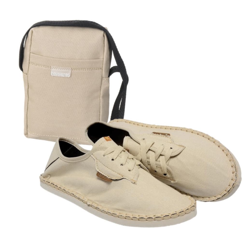 Kit Alpargatas Havaianas Masculina Com Cadarço+shoulder Bag Promoção