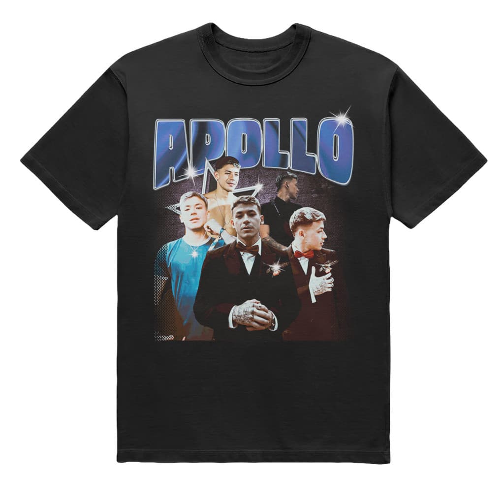 Camiseta apollo Mc Versao 3 Unissex  Streetwear Estampa Em DTF Na Frente Camisa Fio 30.1 Ótima Qualidade