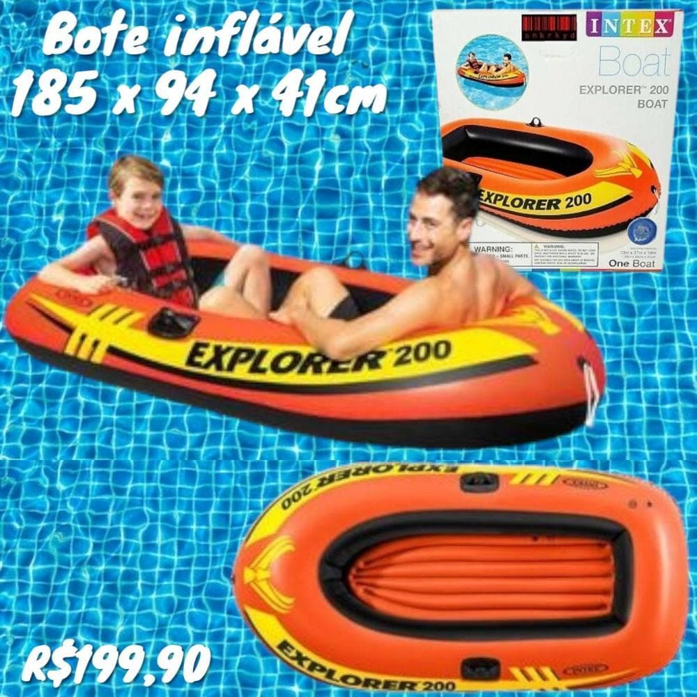 BOTE INFLAVEL 185 X 94 X 41 CM