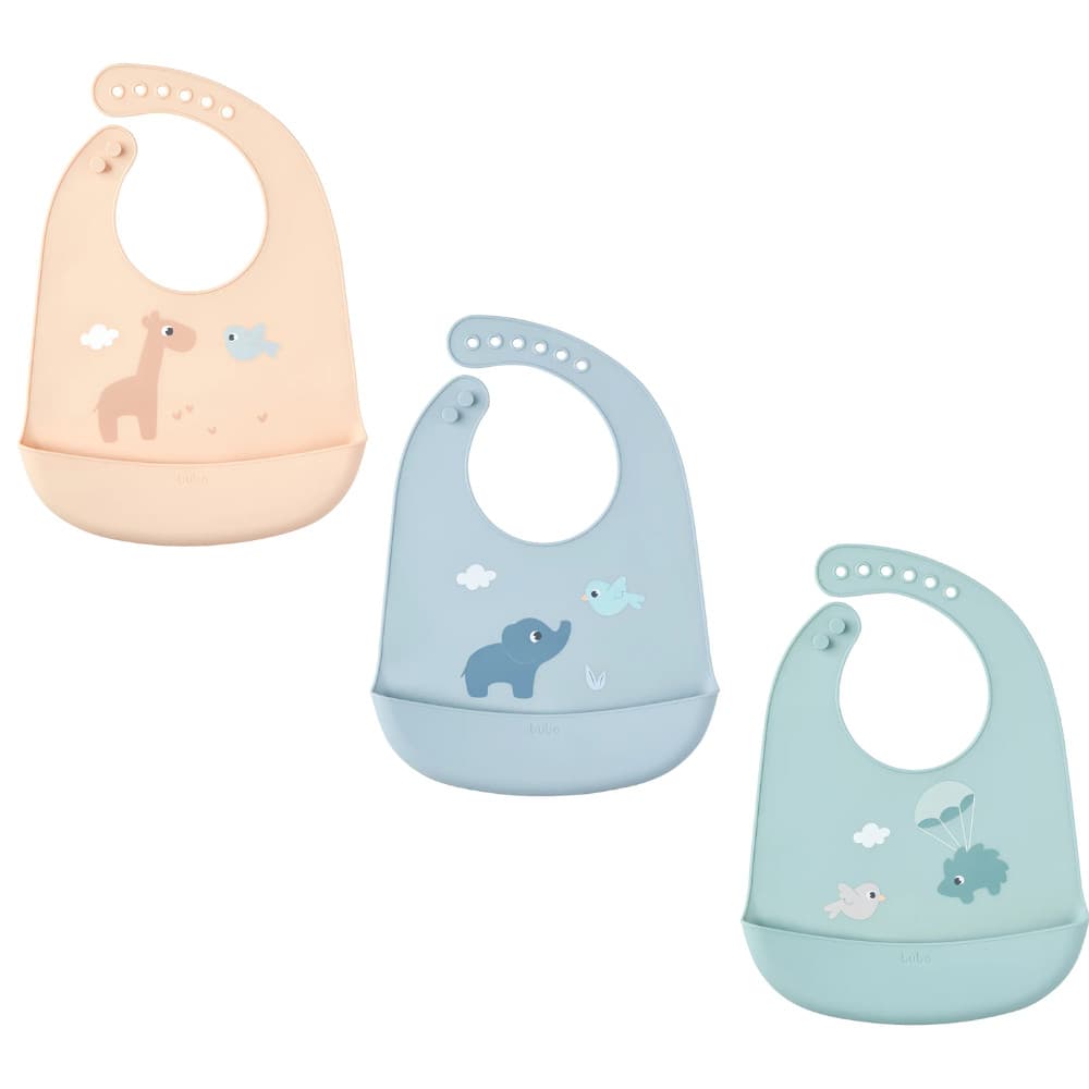 BABADOR DE SILICONE COM PEGA MIGALHAS CLOUDY - BUBA