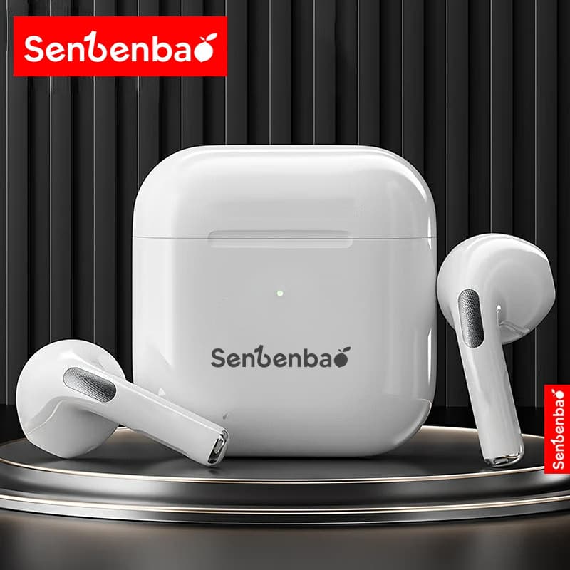 Senbenbao PRO 4/3 Mini TWS Fones De Ouvido Bluetooth 5.3 Estéreo Hi-Fi Sem Fio Intra-Auriculares Com MIC
