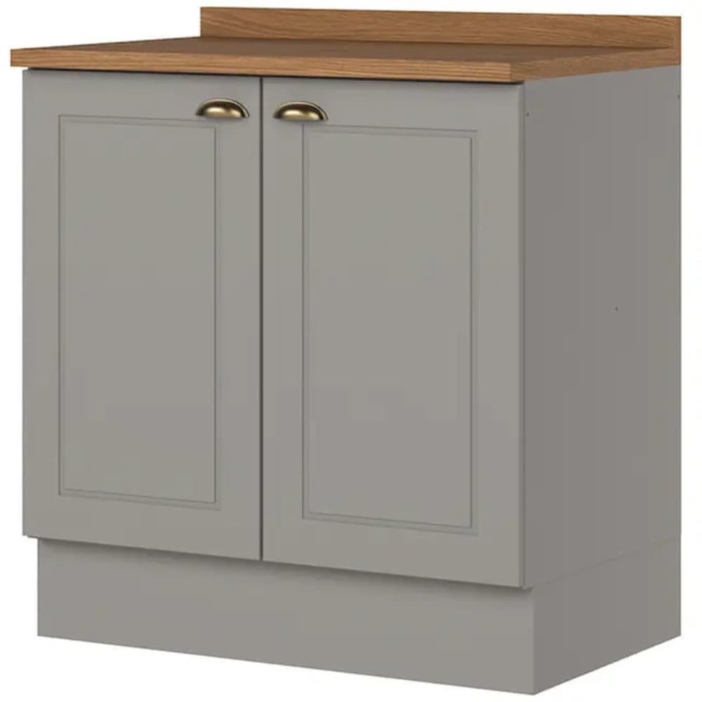 Balcão com Tampo 2 Portas em MDF 80cm Americana Henn