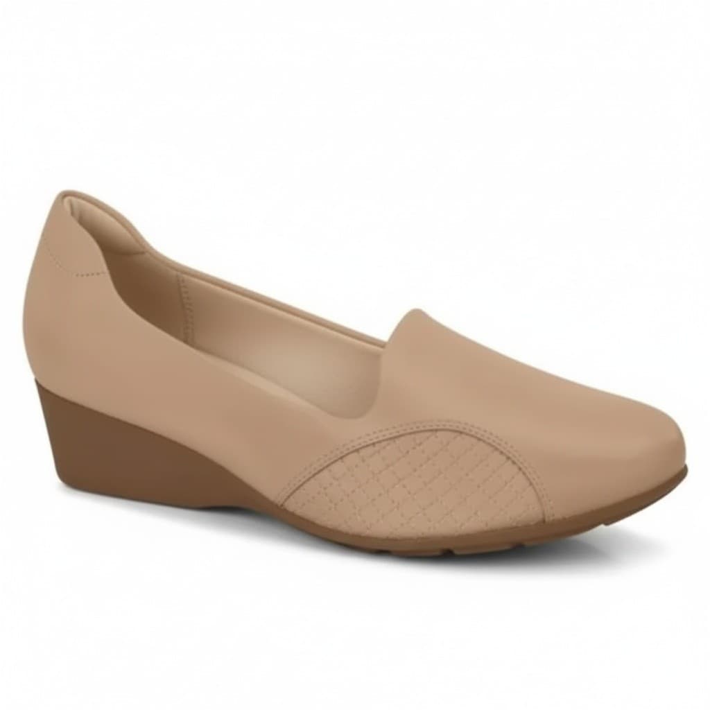 Sapato Modare Feminino Nude Napa Elegante Casual