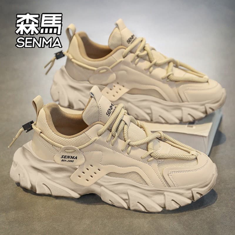 Senma sapatos masculinos 2026 novo estilo outono meninos esportes venda quente Casual juventude pai venda quente genuíno