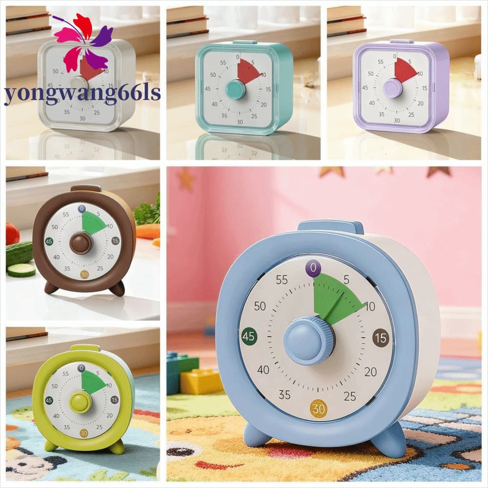 Temporizador Visual YONGWANG , Despertador De Contagem Regressiva Ultra Silencioso De 60 Minutos , De Cozinha De Visuali