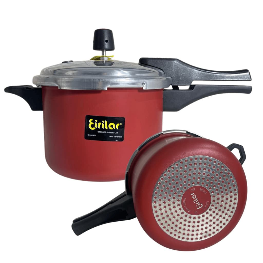Panela Pressão Antiaderen Fogão Indução Gás Elétrico 4,5L Vm