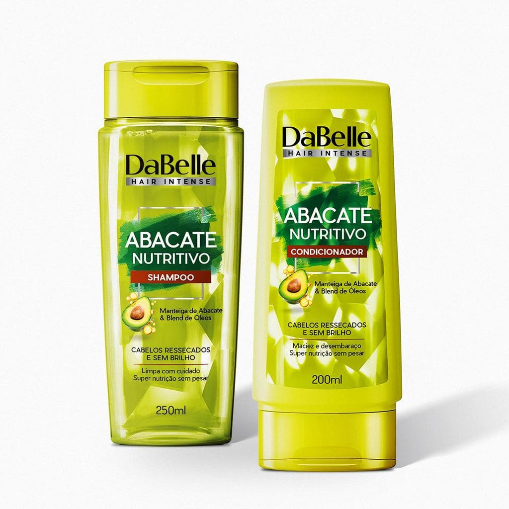 Kit Shampoo e Condicionador Abacate Nutritivo - DaBelle Hair