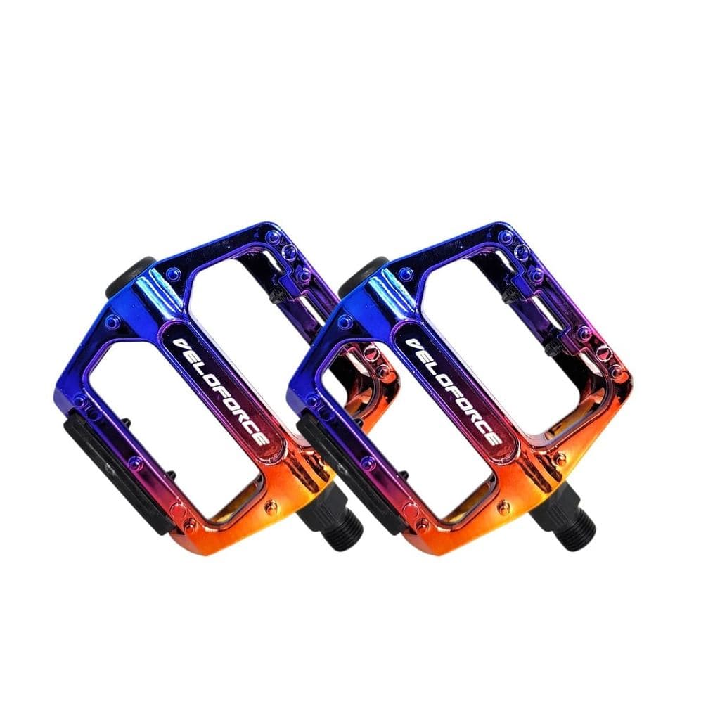 PEDAL FREESTYLE 9/16 ALUMÍNIO ESFERADO COM REFLETOR RAINBOW
