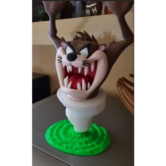 Taz – Demônio da Tasmânia 20cm Decorativo em Impressão 3D – Colecionável