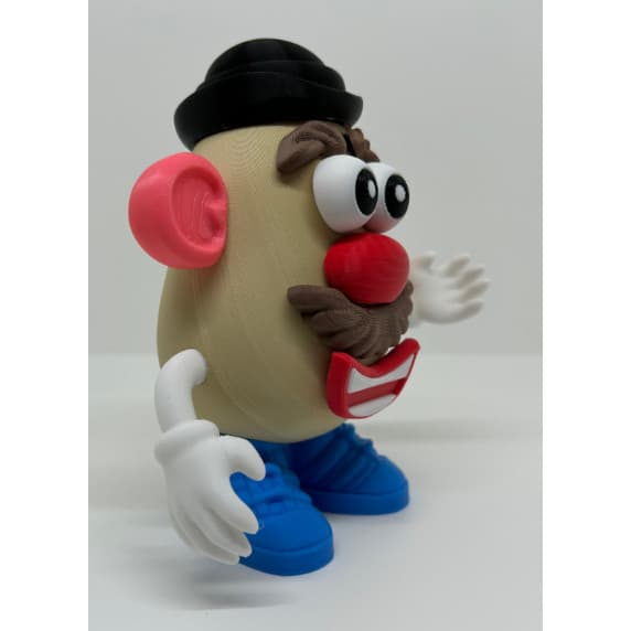 Senhor Cabeça de Batata com Peças Montáveis em Impressão 3D – Brinquedo Decorativo