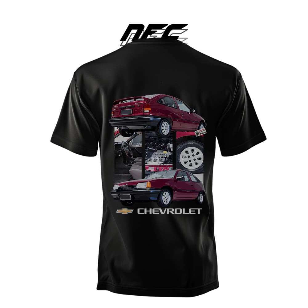 Camiseta de Carro  100% Algodão Chevrolet Kadett GL T-Shirt.