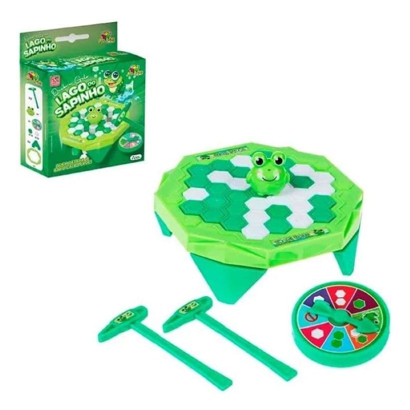 Jogo Quebra Gelo Mini Lago dos Sapinhos Verde