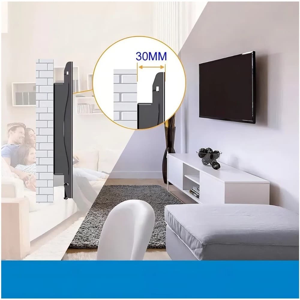 Kit 5 Suporte Tv Fixo Parede Universal Tvs 14 A 55 Polegadas seguro qualidade alta