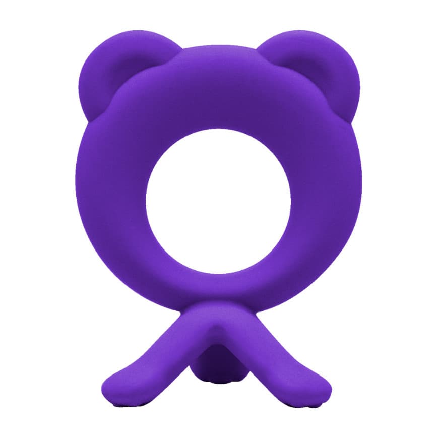 Mordedor Lolly Silicone Koally Roxo Fem