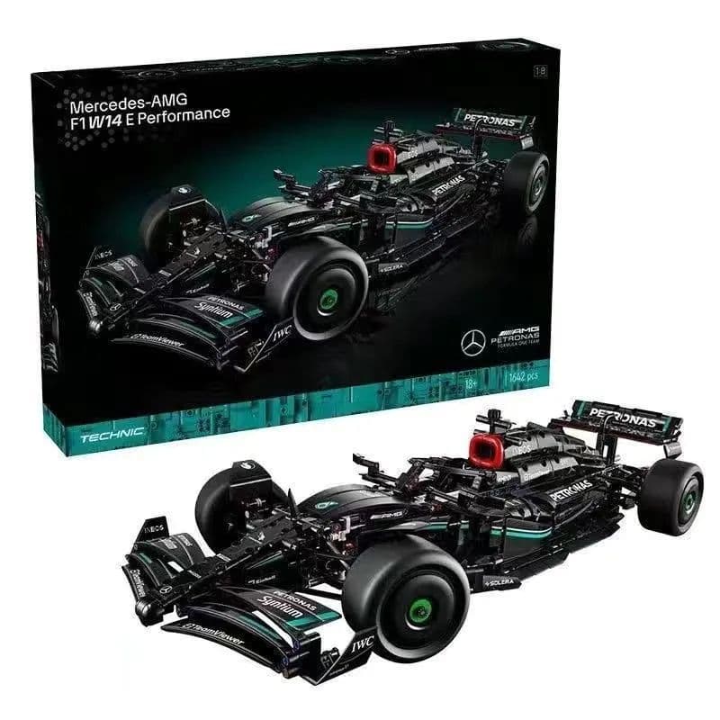 1642 peças 1:8 63cm compatível com o conjunto mecânico Lego Technic, blocos de montar do carro de corrida de Fórmula 1 M