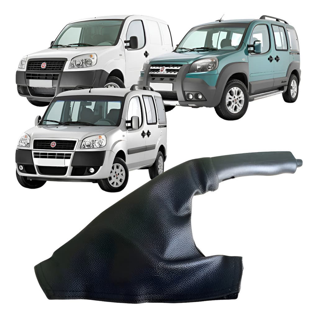 Alavanca Freio De Mão Completa Com Coifa Fiat Doblo 2002 A 2021
