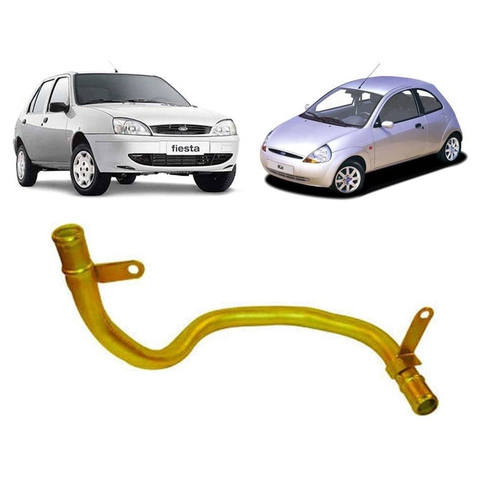 Tubo Da Agua Ferro Ford Fiesta Ka Courier 1.0 1.6 Motor Zetec 8V - Inferior 4433